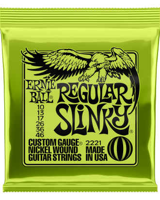 Ernie Ball 10-46 Regular Slinky Nickel Wound Electric Guitar Strings