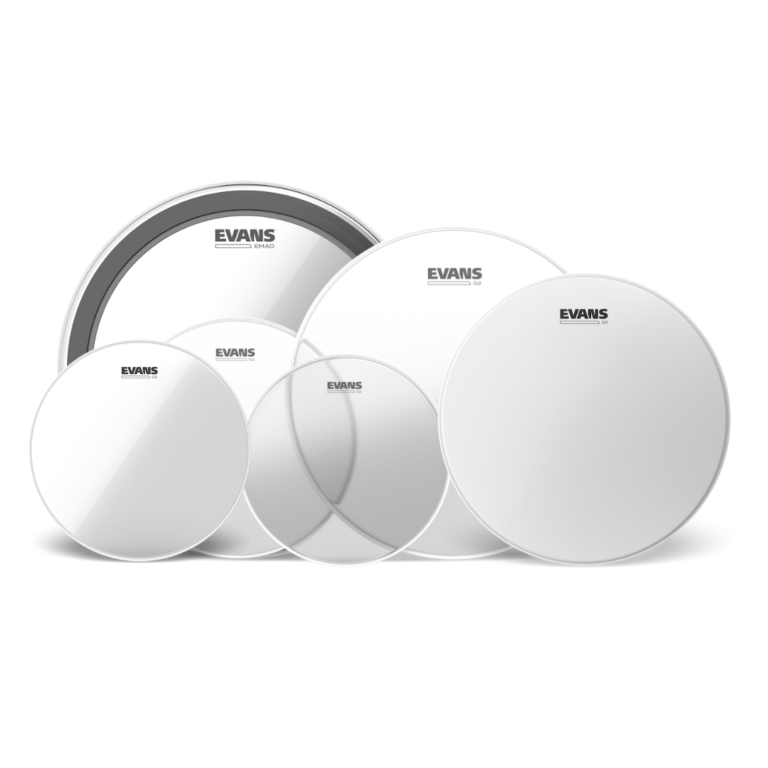 Evans G2 Clear 6pcs 10", 12", 14", 16", 14" G1 Coated, 22" EMAD