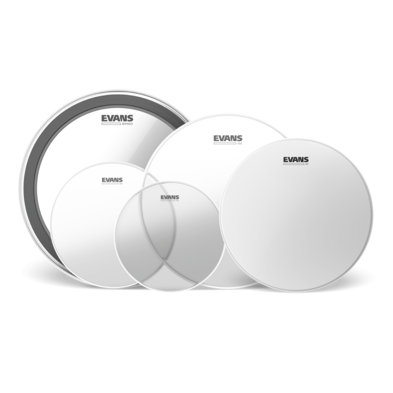 Evans G2 Clear 5pcs 10", 12", 16",14" G1 Coated, 22" EMAD