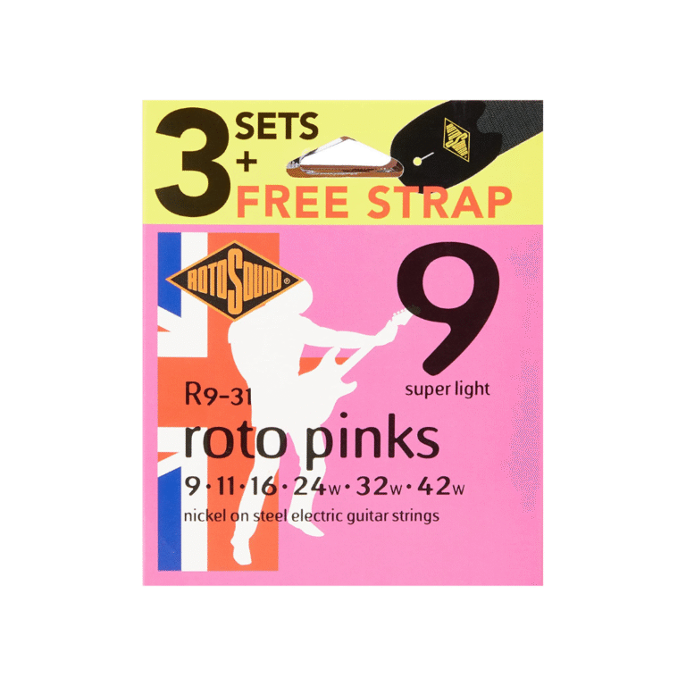 Rotosound Electric Guitar Strings with Strap (Pack of 3) | 9-42 - Image 2