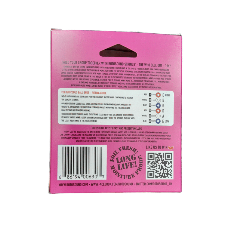 Rotosound Electric Guitar Strings with Strap (Pack of 3) | 9-42 - Image 3