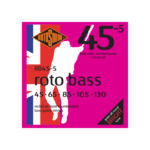 Rotosound Bass Nickel 5-String Standard | 45-130 LONG SCALE  810mm – 860mm | 32″ – 34″