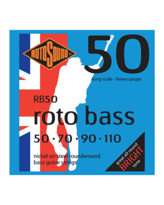 Rotosound Bass Nickel Heavy | 50-110 LONG SCALE  810mm – 860mm | 32″ – 34″