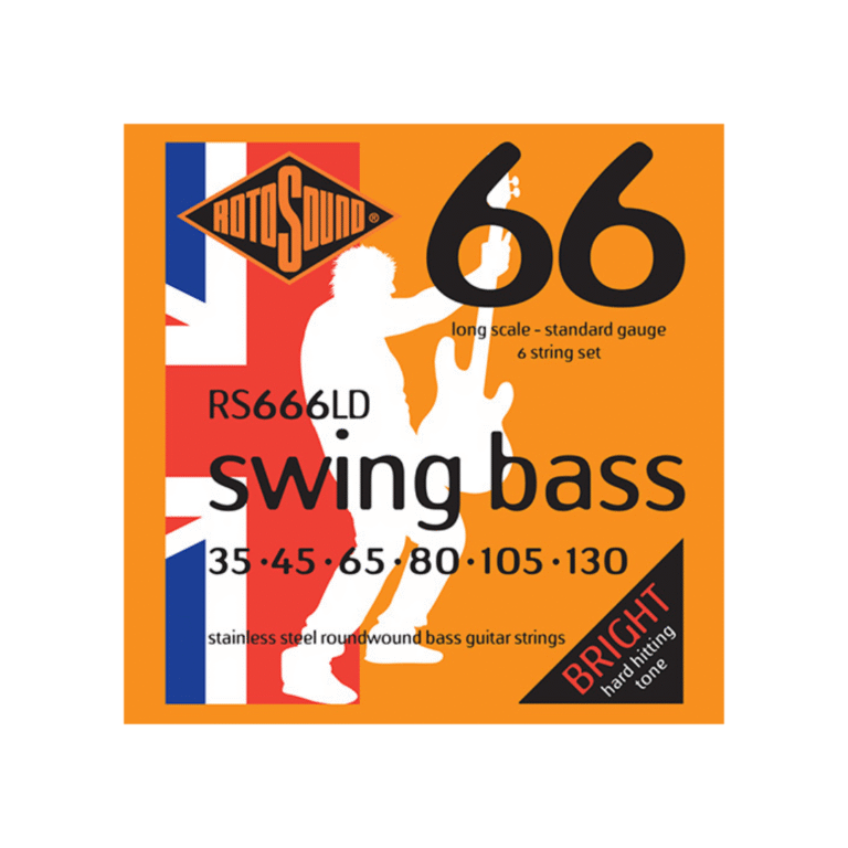 Rotosound Swing Bass 66 6-String Standard | 35-130 LONG SCALE  810mm – 860mm | 32″ – 34″