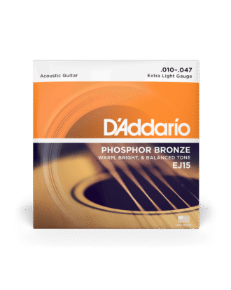 D'Addario 10-47 Extra Light Acoustic Guitar Strings