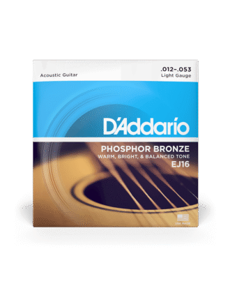 D'Addario 12-53 Light Acoustic Guitar Strings