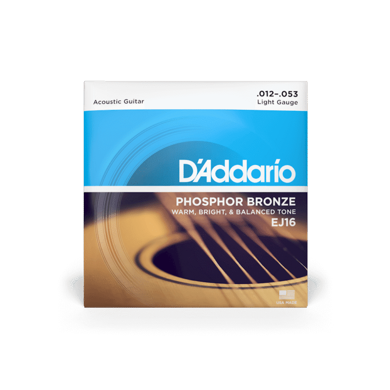 D'Addario 12-53 Light Acoustic Guitar Strings