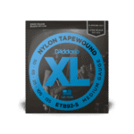 D'Addario Nylon Tapewound 50-135 Medium 5-String Long Scale Bass Strings