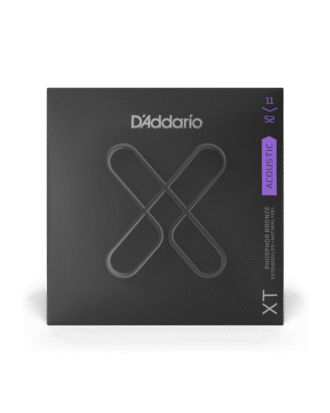 D'Addario 11-52 Custom Light Coated Acoustic Guitar Strings