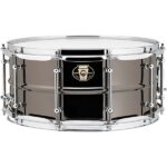 Ludwig Black Magic 14 x 6.5" Nickel Brass Snare Drum with Chrome