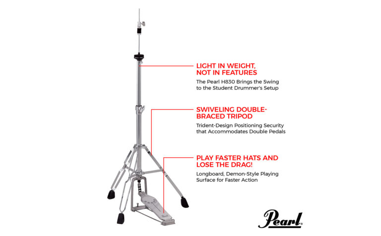Pearl Hi-Hat Stands H-830 - Image 3