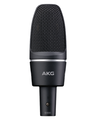 AKG Pro Audio High-Performance Large-Diaphragm Condenser Microphone, Black