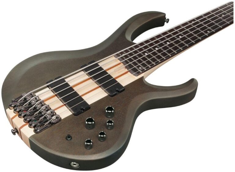 Ibanez BTB606 Standard 6-String Bass Guitar, Rosewood Fingerboard, Transparent Gray - Image 5