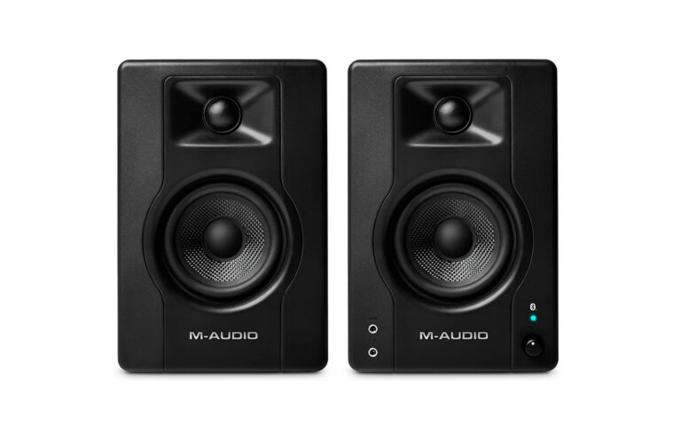 M-Audio BX3 BT Bluetooth Monitors 3.5" Black Kevlar 120-Watt Multimedia Bluetooth Reference Monitors (pair)