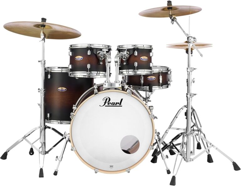 Pearl Decade Maple 5 Piece Shell Pack, Satin Brown Burst