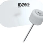 Evans EQ Double Pedal Patch, Clear Plastic