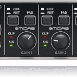 Behringer U-Phoria Audiophile 2x4, 24-Bit/192 kHz USB Audio/MIDI Interface with Midas Mic Preamplifiers