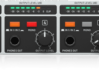 Behringer Powerplay HA8000 8-Channel High-Power Headphones Mixing and Distribution Amplifier
