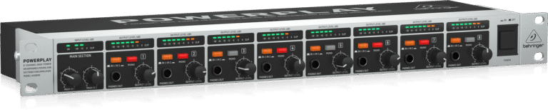 Behringer Powerplay HA8000 8-Channel High-Power Headphones Mixing and Distribution Amplifier - Image 3