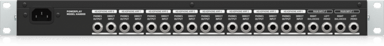 Behringer Powerplay HA8000 8-Channel High-Power Headphones Mixing and Distribution Amplifier - Image 5