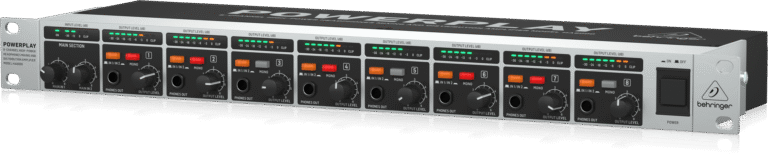 Behringer Powerplay HA8000 8-Channel High-Power Headphones Mixing and Distribution Amplifier - Image 4