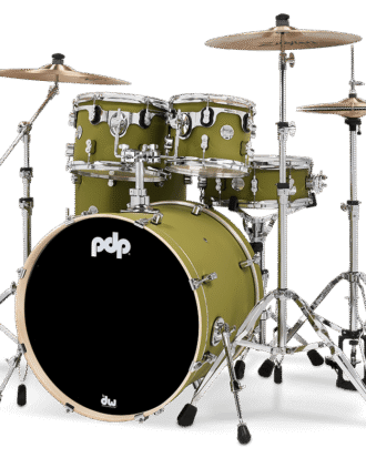 PDP Concept Maple 5-Piece, Satin Olive Shell Pack