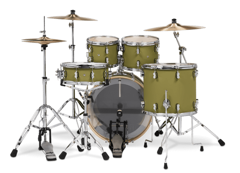 PDP Concept Maple 5-Piece, Satin Olive Shell Pack - Image 3