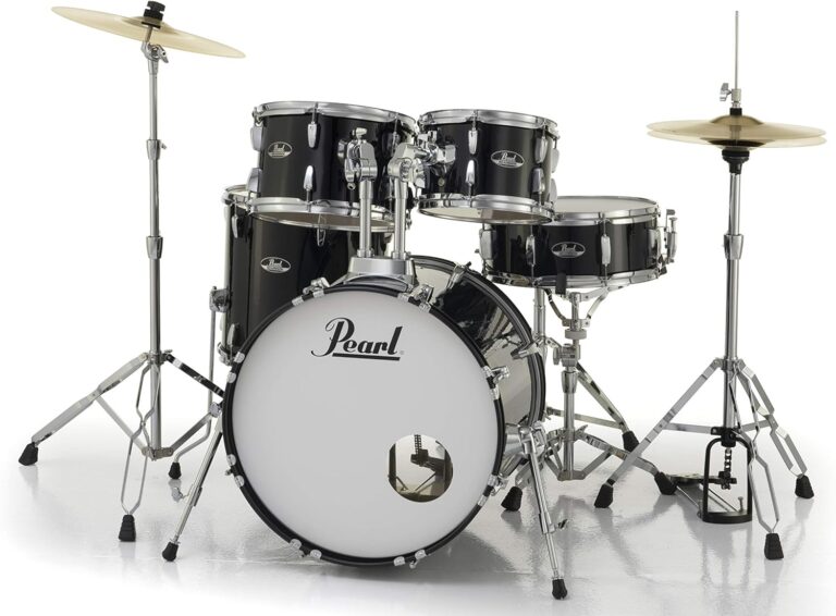 Pearl Roadshow 5-Piece Complete Kit with Hardware, Jet Black - Image 2