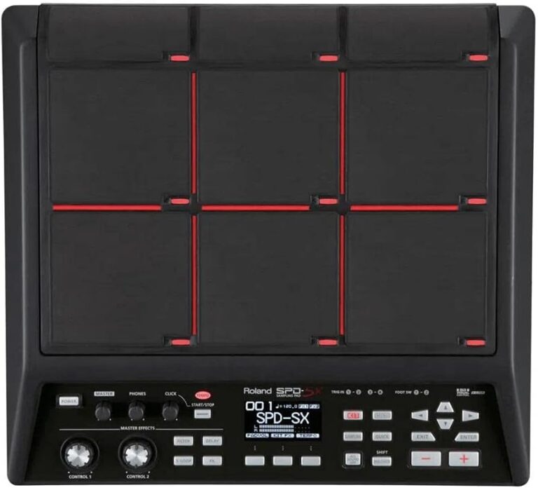 Roland SPD-SX Percussion Sampling Pad with 4GB Internal Memory, Black