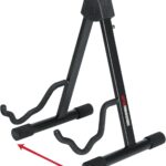 Gator Frameworks 'A' Frame Folding Guitar Stand, For Electric or Acoustic Guitar (GFW-GTRA-4000)