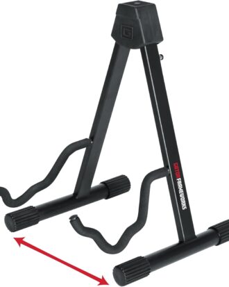 Gator Frameworks 'A' Frame Folding Guitar Stand, For Electric or Acoustic Guitar (GFW-GTRA-4000)