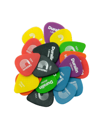 D'Addario Guitar Pick Assortment Gauge Pack 3 of each gauge