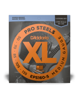D'Addario 50-135 Medium 5-String Long Scale Bass Strings