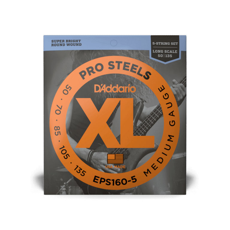 D'Addario 50-135 Medium 5-String Long Scale Bass Strings