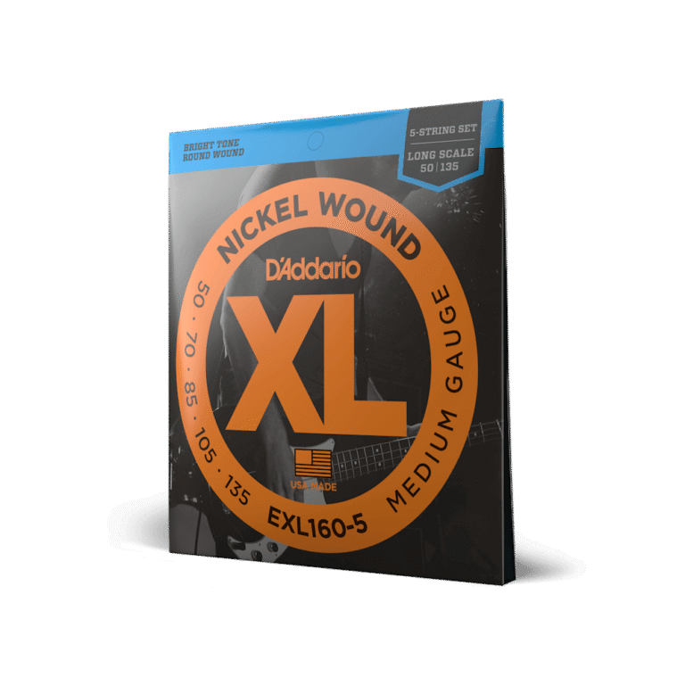 D'Addario 50-135 Medium Long Scale 5-String Bass Strings - Image 2