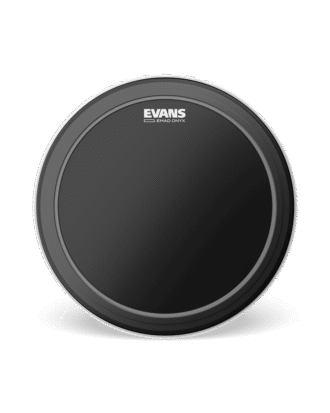 Evans EMAD ONYX 22" Frost Coated Bass Batter