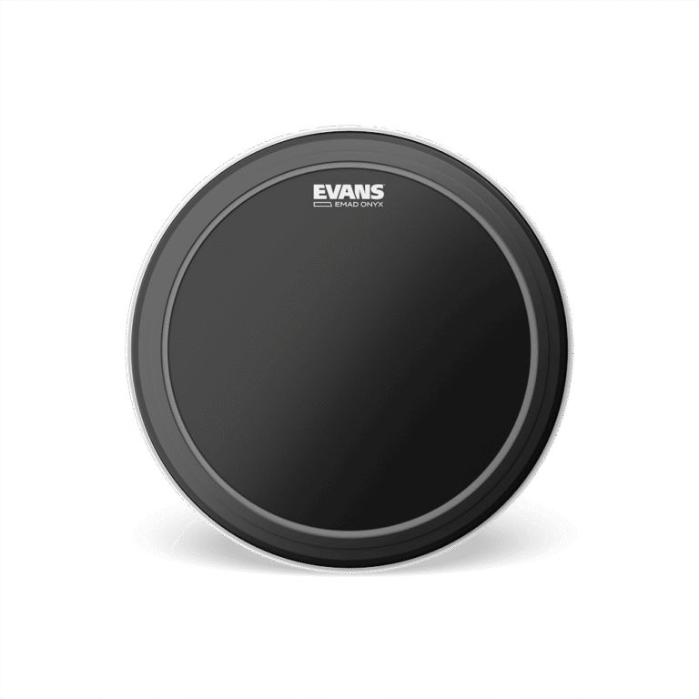 Evans EMAD ONYX 22" Frost Coated Bass Batter