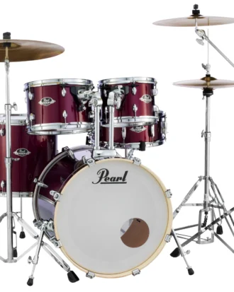 Pearl Export 5pcs Burgundy Drum Set Pack