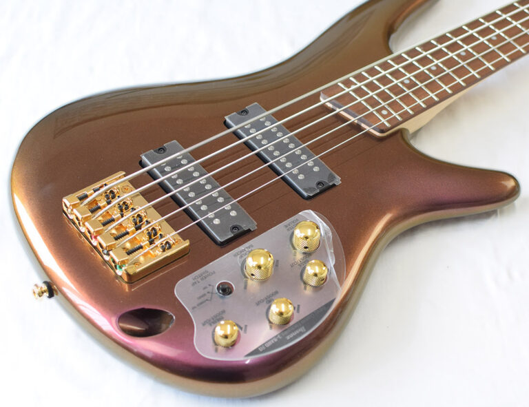 Ibanez SR305EDX-RGC 5-String Bass Guitar, Rose Gold Chameleon - Image 5