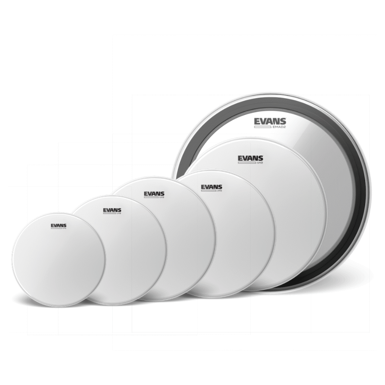 Evans UV2 Coated 6pcs (10″, 12″, 14″, 14", 16″, 22″ EMAD2)