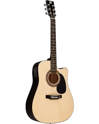 Rogue RA-090 Dreadnought Cutaway Acoustic-Electric Guitar Natural